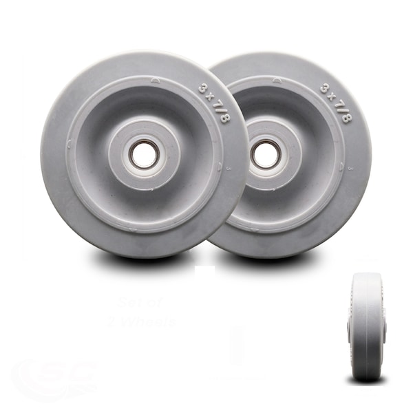 Nobles/Tennant Scrubber Guide Bumper Wheel Bushings Included SCC, 2PK
